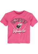 Kansas Jayhawks Toddler Girls Cutest T-Shirt - Pink