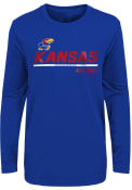 Kansas Jayhawks Youth Engaged T-Shirt - Blue