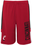 Red Youth Cincinnati Bearcats Lateral Shorts