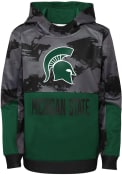 Michigan State Spartans Youth Covert Hooded Sweatshirt - Green