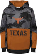 Texas Longhorns Youth Covert Hooded Sweatshirt - Burnt Orange