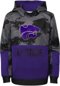 Purple Boys K-State Wildcats Covert Hooded Sweatshirt