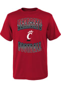 Red Youth Cincinnati Bearcats Forward Progress T-Shirt