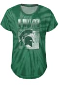 Michigan State Spartans Girls In The Band Tie-Dye Fashion T-Shirt - Green