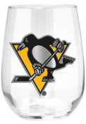 Pittsburgh Penguins 15oz Emblem Stemless Wine Glass
