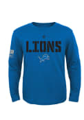 Detroit Lions Youth Blue Youth Basic Squadron T-Shirt