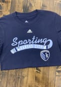 Sporting Kansas City Girls Navy Blue Scarf Tail T-Shirt