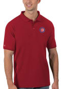 Chicago Cubs Antigua Legacy Pique Polo Shirt - Red