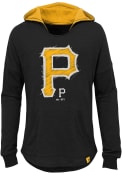 Pittsburgh Pirates Girls The Closer Hooded Sweatshirt - Black