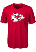Kansas City Chiefs Youth Red Primary Logo T-Shirt