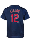Francisco Lindor Cleveland Indians Boys Outer Stuff Player T-Shirt - Navy Blue