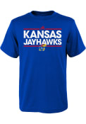 Kansas Jayhawks Youth Blue Dassler T-Shirt