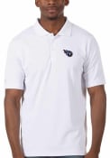 Tennessee Titans Antigua Legacy Pique Polo Shirt - White