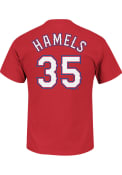 Cole Hamels Texas Rangers Youth Player T-Shirt - Blue
