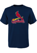 St Louis Cardinals Youth Navy Blue Primary T-Shirt