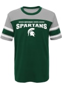 Michigan State Spartans Youth Green Loyalty Fashion Tee