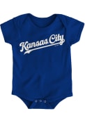 Kansas City Royals Baby Blue Road Wordmark One Piece