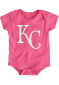 Kansas City Royals Baby Pink Official Logo One Piece