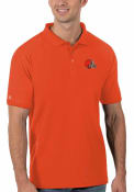 Cleveland Browns Antigua Legacy Pique Polo Shirt - Orange
