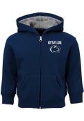 Penn State Nittany Lions Toddler Red Zone Full Zip Sweatshirt - Navy Blue