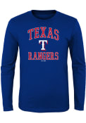 Texas Rangers Boys Blue #1 Design T-Shirt