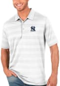New York Yankees Antigua Compass Polo Shirt - White