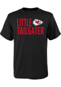 Kansas City Chiefs Boys Black Little Tailgater T-Shirt