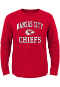 Kansas City Chiefs Boys Red #1 Design T-Shirt