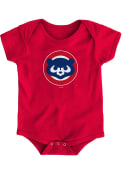 Chicago Cubs Baby Red Coopers One Piece