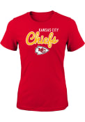 Kansas City Chiefs Girls Red Big Game T-Shirt