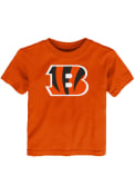 Cincinnati Bengals Toddler Orange Primary Logo B T-Shirt