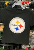 Pittsburgh Steelers Toddler Black Primary Logo T-Shirt