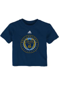 Philadelphia Union Infant Primary T-Shirt - Navy Blue