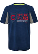 Cleveland Indians Youth Navy Blue Achievement Performance SS Tee