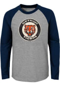 Detroit Tigers Youth Grey Glory Days LS Tee