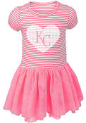 Kansas City Royals Infant Girls Pink Celebration Dress