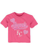 Kansas City Royals Infant Girls Starlight T-Shirt - Pink