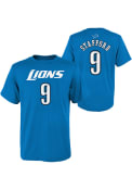 Matthew Stafford Detroit Lions Boys Outer Stuff Player T-Shirt - Blue