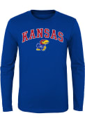 Kansas Jayhawks Youth Blue Arch Mascot T-Shirt