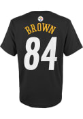 Antonio Brown Pittsburgh Steelers Youth Mainliner T-Shirt - Black