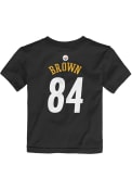 Pittsburgh Steelers Infant Mainliner T-Shirt - Black