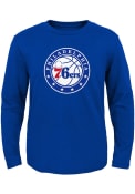 Philadelphia 76ers Youth Blue Logo T-Shirt