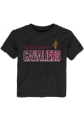 Cleveland Cavaliers Toddler Black Armored T-Shirt