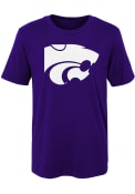 Purple Boys K-State Wildcats Primary Logo T-Shirt