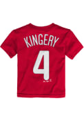 Scott Kingery Philadelphia Phillies Toddler Red Name and Number Tee