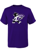 K-State Wildcats Youth Purple Secondary Logo T-Shirt