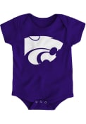 K-State Wildcats Baby Purple Primary Logo One Piece
