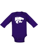 K-State Wildcats Baby Purple Primary Logo One Piece