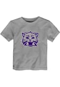 K-State Wildcats Toddler Grey Baby Mascot T-Shirt