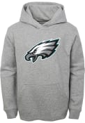 Philadelphia Eagles Youth Primary Hooded Sweatshirt - Grey